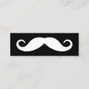Pesquisar por bigode branco cartao de visita Preto