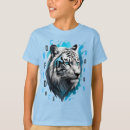 Pesquisar por o tigre branco camisetas For kids