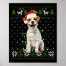 Pesquisar por jack russell pósteres pôsteres Santa claus
