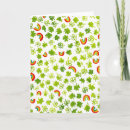 Pesquisar por trevo de quatro folhas cartoes Shamrocks