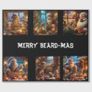 Pesquisar por barba papel de presente Natal
