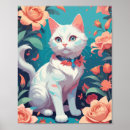 Pesquisar por gato branco pósteres pôsteres Amantes de gatos