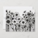 Pesquisar por floral cartoes postais Preto e branco
