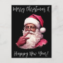 Pesquisar por natal feio cartoes postais Santa claus