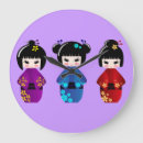 Pesquisar por kokeshi relogios de parede Boneca