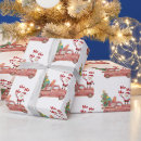 Pesquisar por caminhão papel de presente Vermelho e verde