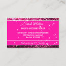 Pesquisar por brilho cor rosa cartao de visita Púrpura