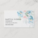 Pesquisar por folhas delicadas cartao de visita Branco