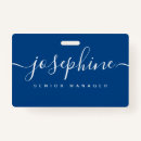 Pesquisar por design azul crachás For her