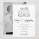 Pesquisar por carro casamento convites Preto e branco