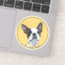 Pesquisar por boston terrier adesivos Preto e branco