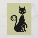 Pesquisar por silhueta preta cartoes postais Gato