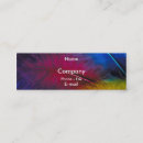 Pesquisar por penas coloridas cartao de visita Azul