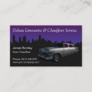 Pesquisar por serviço limusina de cartao de visita Motorista