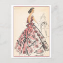 Pesquisar por vintage fashion cartoes postais Design
