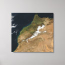 Pesquisar por topografia impressão de canvas Cor verdadeira