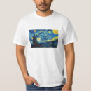 Pesquisar por céu estrelado camisetas Impressionismo