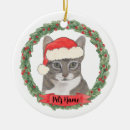 Pesquisar por natal do gato preto ornamentos Vermelho