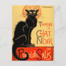Pesquisar por chat noir cartoes postais Rodolphe salis
