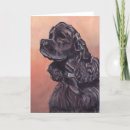 Pesquisar por cocker spaniel preto cartoes Cão