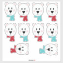Pesquisar por urso polar branco adesivos Vermelho