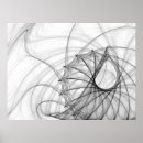 Pesquisar por fractal espiral pósteres pôsteres Preto e branco