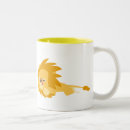 Pesquisar por ilustração do leão canecas Desenho animado