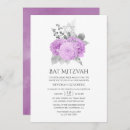 Pesquisar por purple bat mitzvah convites Prata