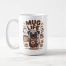 Pesquisar por pugs engraçados canecas Amante de cachorros
