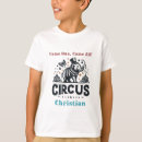 Pesquisar por aniversário do circo camisetas For kids