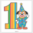 Pesquisar por palhaço colorido adesivos Aniversário