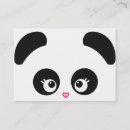 Pesquisar por pandas cartao de visita Porcelana