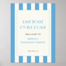 Pesquisar por listras náuticas pôsteres Listras azuis e brancas