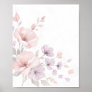 Pesquisar por flores pastel pôsteres Rosa