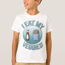 Pesquisar por humor do vegetariano camisetas For kids