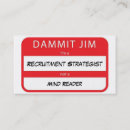 Pesquisar por recrutamento cartao de visita Negócio