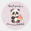 Pesquisar por aniversário panda adesivos Feliz