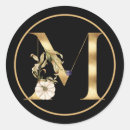 Pesquisar por letra floral m adesivos Elegante