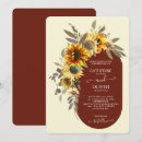 Pesquisar por marrom girassol casamento convites Aquarela