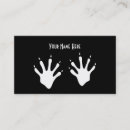 Pesquisar por impressão da mão cartao de visita Costume