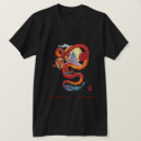 Pesquisar por dragão vermelho chinês camisetas Oriental