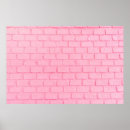 Pesquisar por parede de tijolo pôsteres Rosa
