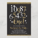 Pesquisar por contagem regressiva ao ano novo convites Ouro