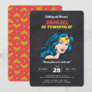 Pesquisar por da mulher maravilha aniversário convites Super herói