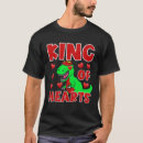Pesquisar por rei do dinossauro camisetas Perfeito