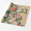 Pesquisar por flores japonesas papel de presente Floral