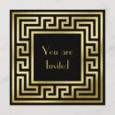 Pesquisar por artdeco convites Preto