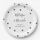 Pesquisar por bolinhas preto e branco elegantes pratos Minimalista