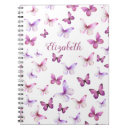Pesquisar por borboleta feminino cadernos de notas Pastel