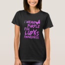 Pesquisar por fita do roxo do lúpus camisetas Vestir